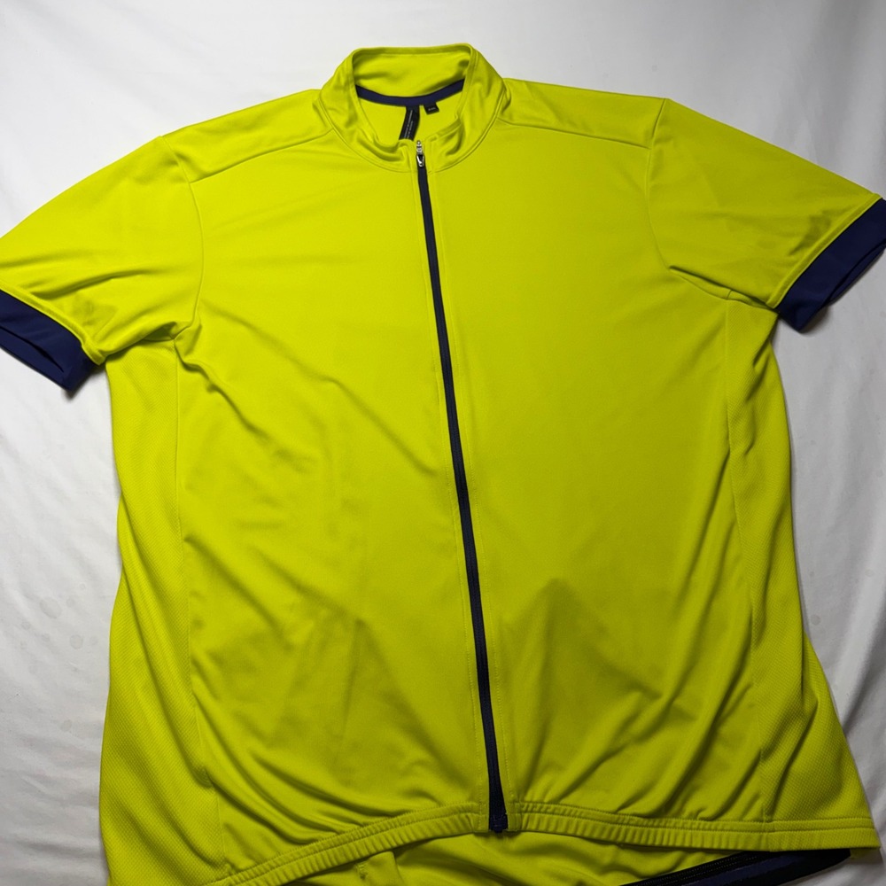 Specialized RBX Sport Cycling Jersey XXL Yellow Full Zip Short Sleeve Womens